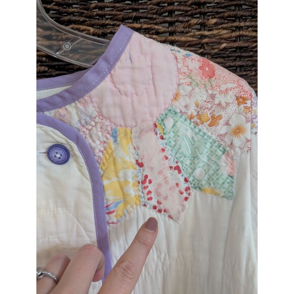 NWT Vintage Farewell Frances Quilted Coat Small Cottagecore Quilt Handmade - Picture 10 of 12